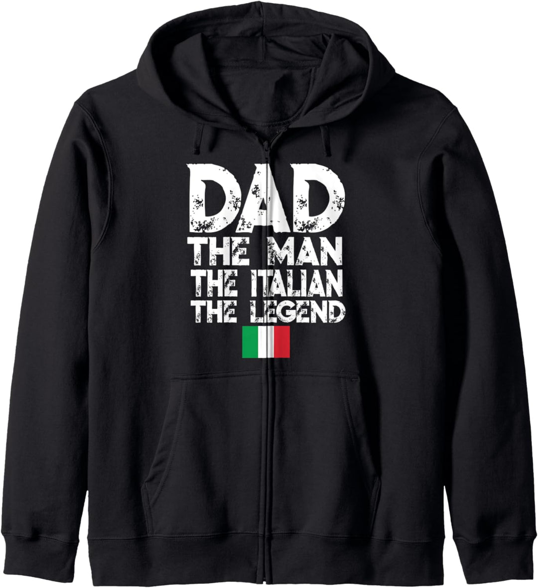 Papa der Italiener Die Legende Vatertagsflagge Kapuzenjacke