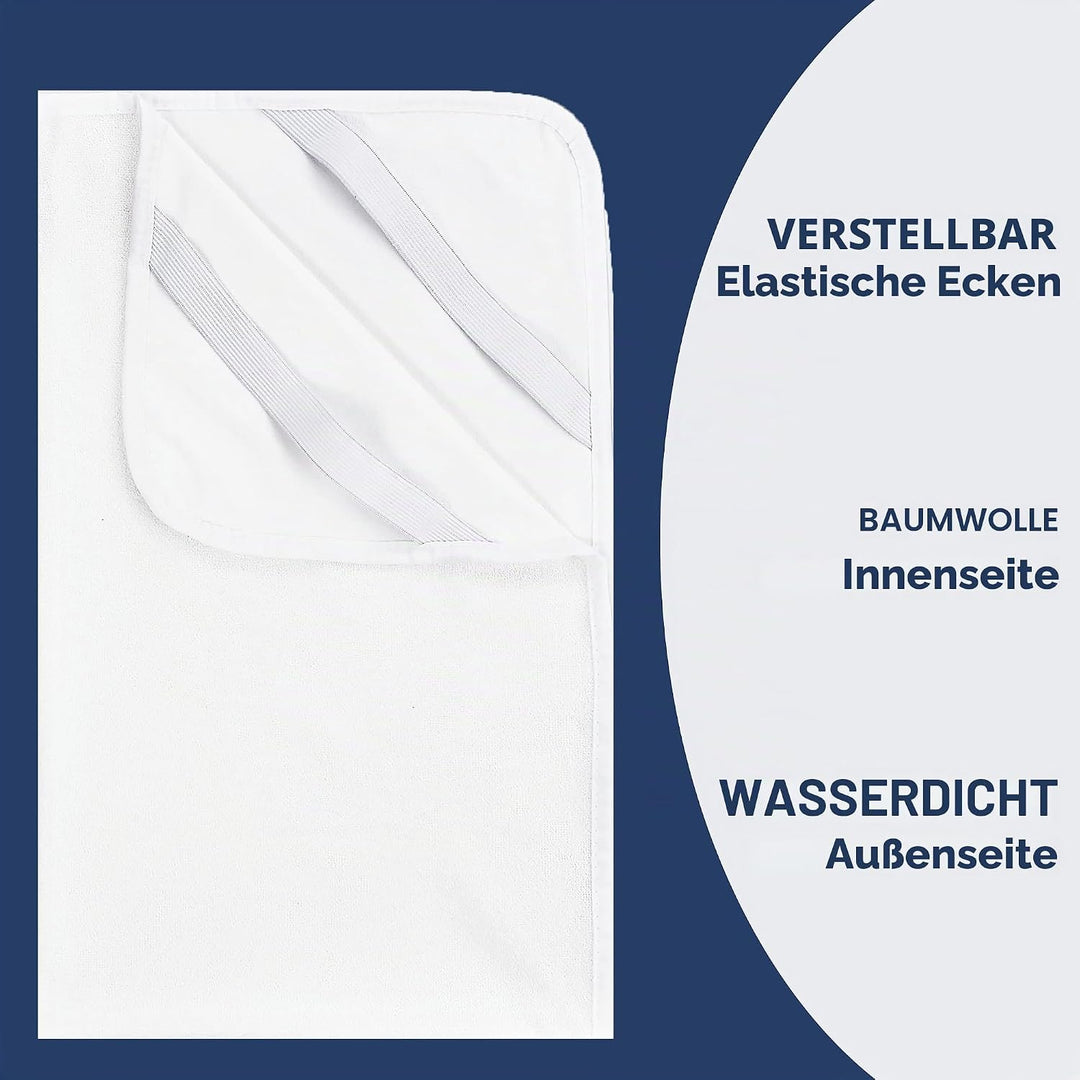 Lovely Hippo Matratzenschoner wasserdichte 50x90 / 50x83 - Wasserdichter Matratzenschoner Beistellbe