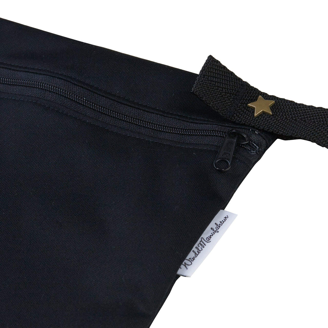 Windelmanufaktur Wetbag, atmungsaktive und wasserabweisende Nasstasche - Made in Germany (gross, Sch