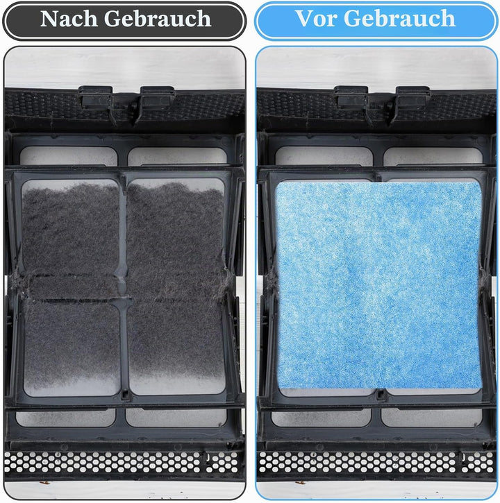 16 Stück Ersatzfilter für Limodor Lüfter 240x240mm, Filterklasse G4 für Badlüfter & WC-Lüfter, Ersat
