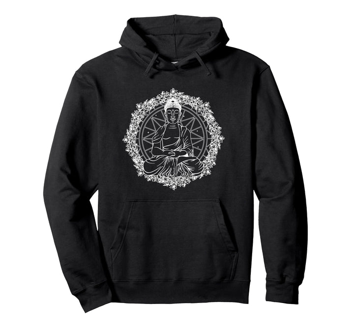 Buddha Yoga Mandala Meditation Buddhismus Namaste Pullover Hoodie