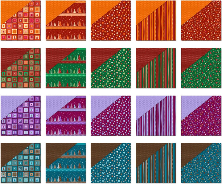 Ursus 70860099 - Scrapbook paper Block, Winterzauber, ca. 30,5 x 30,5 cm, 190 g/qm, 20 Blatt, beidse