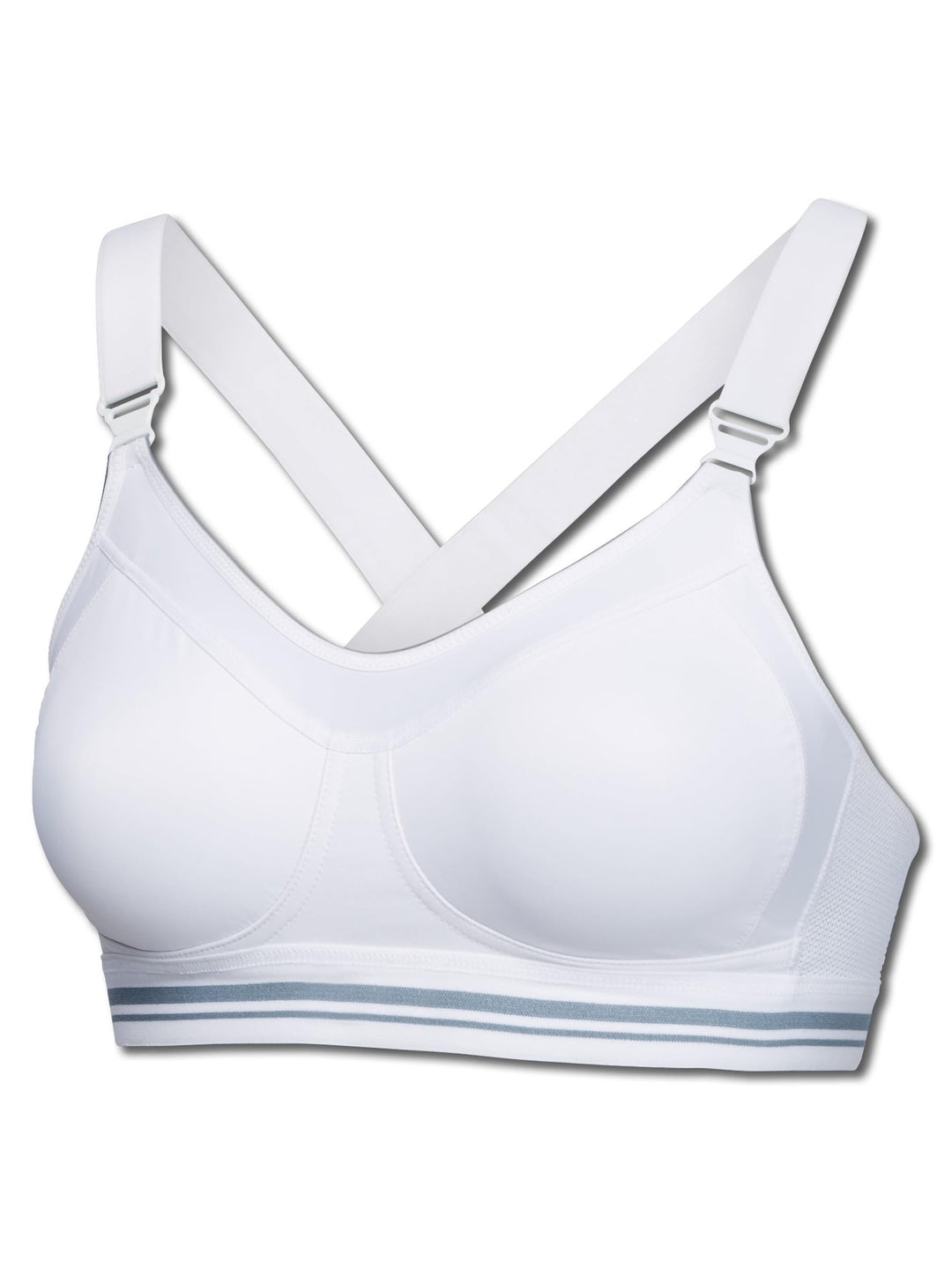Schiesser Damen Sport BH Bra High Impact - 172739 70A Weiss, 70A Weiss