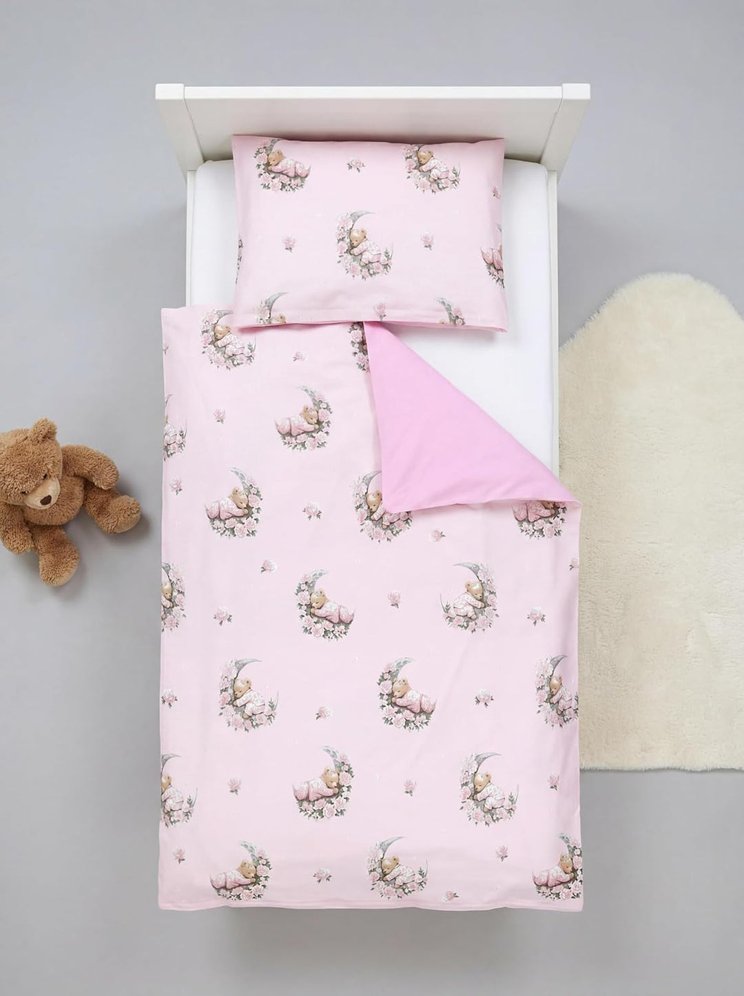 TupTam Kinder Bettwäsche Set Babybettwäsche Bettbezug 100 x 135 120 x 90 Kissenbezug 40 x 60 Jungen