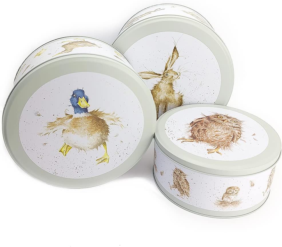 Wrendale Designs Kuchendosen-Set Country Animal – Grün, Country Animal – Grün