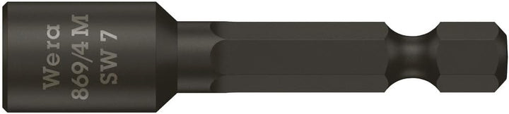 Wera 869/4 M Set A SB, Steckschlüsseleinsätze, 8-teilig, 05073495001