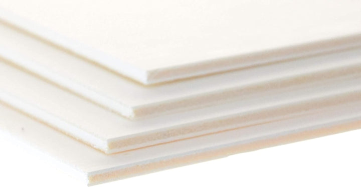 Hagspiel Laubsägeholz, 10 Stk. Sperrholz, Sperrholzplatten, Pappel 4 mm DIN A4 Qualität AB/AB, Laubs