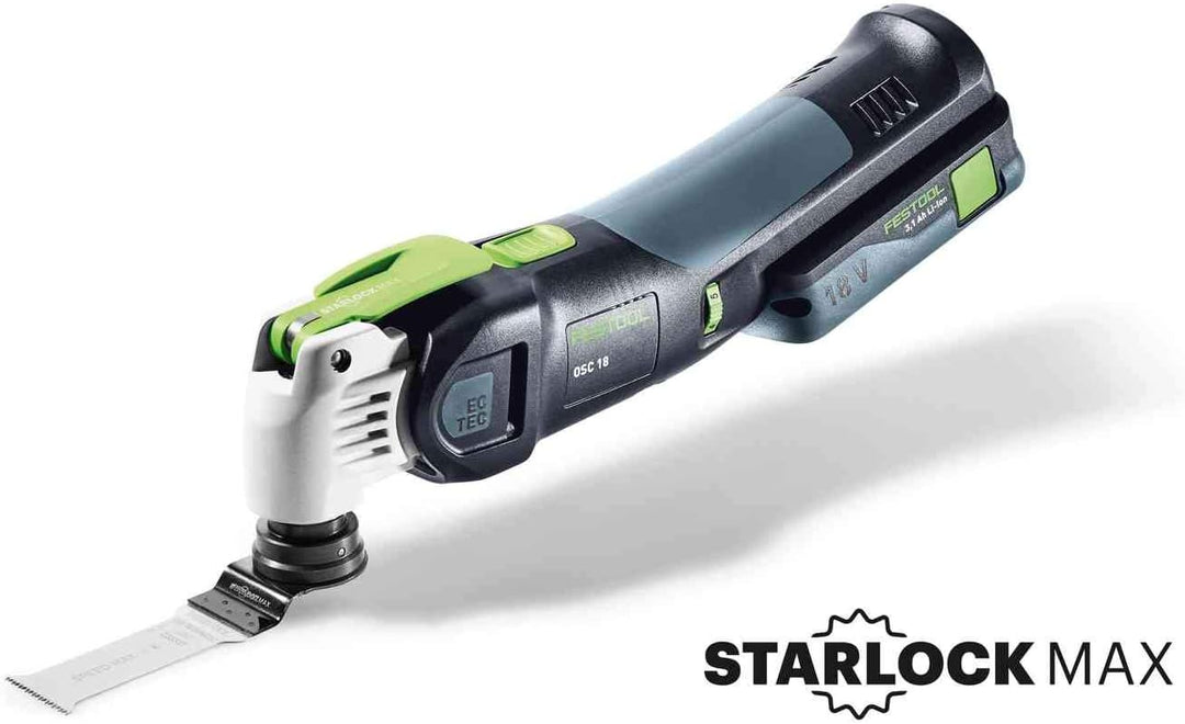 Festool Akku-Oszillierer OSC 18 HPC 4,0 EI-Plus VECTURO (mit Akkupack, Schnellladegerät, Universal-S