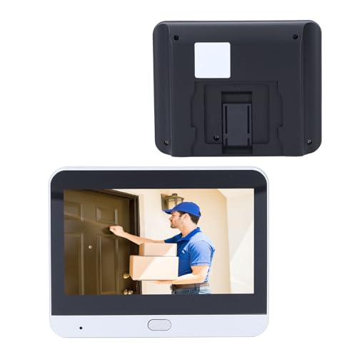 Smart Video Türklingel 3MP - 4,3 Zoll 1080p HD mit 160° Weitwinkel, Nachtsicht, PIR Bewegungserkennu