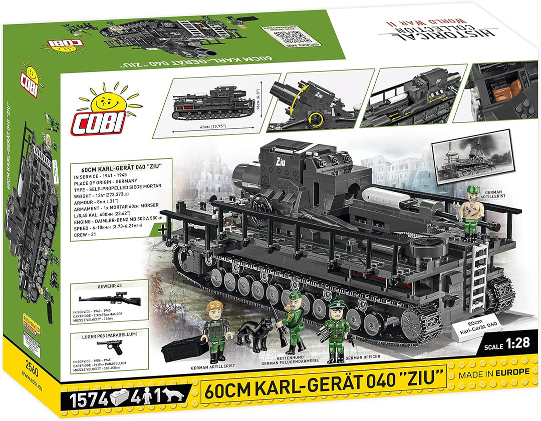 COBI Klocki 60 cm Karl-Gerat 040 ZIU