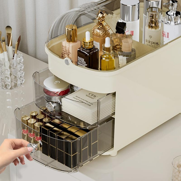 RMAN Make Up Kosmetik Organizer 3 Stöckig Multifunktionale Grosse Kapazität Schminktisch Organize mi
