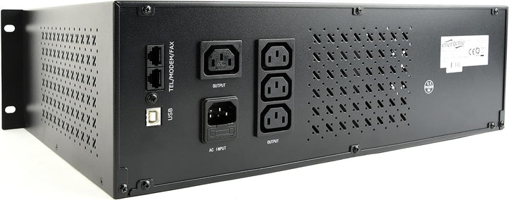 Gembird SAI Rack 19'' 3.4U 1500VA, 4XIEC 230V Out, IEC14 IN,RJ11, USB, LCD