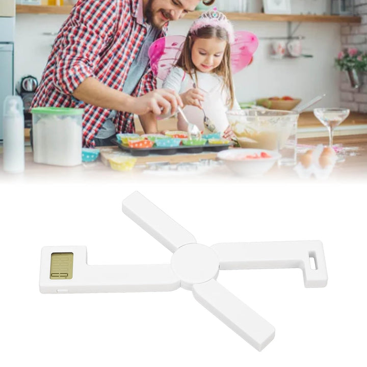 aqxreight Faltbare Digitale Küchenwaage mit LCD-Display, 5 Einheiten, Kompakt und Tragbar Zum Messen