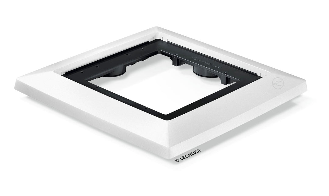 LECHUZA Rolluntersatz CUBICO 40 weiss 13415 Weiss 41x41x4.5 cm Zubehör, Weiss 41x41x4.5 cm Zubehör