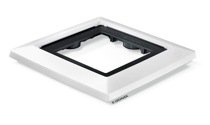 LECHUZA Rolluntersatz CUBICO 40 weiss 13415 Weiss 41x41x4.5 cm Zubehör, Weiss 41x41x4.5 cm Zubehör