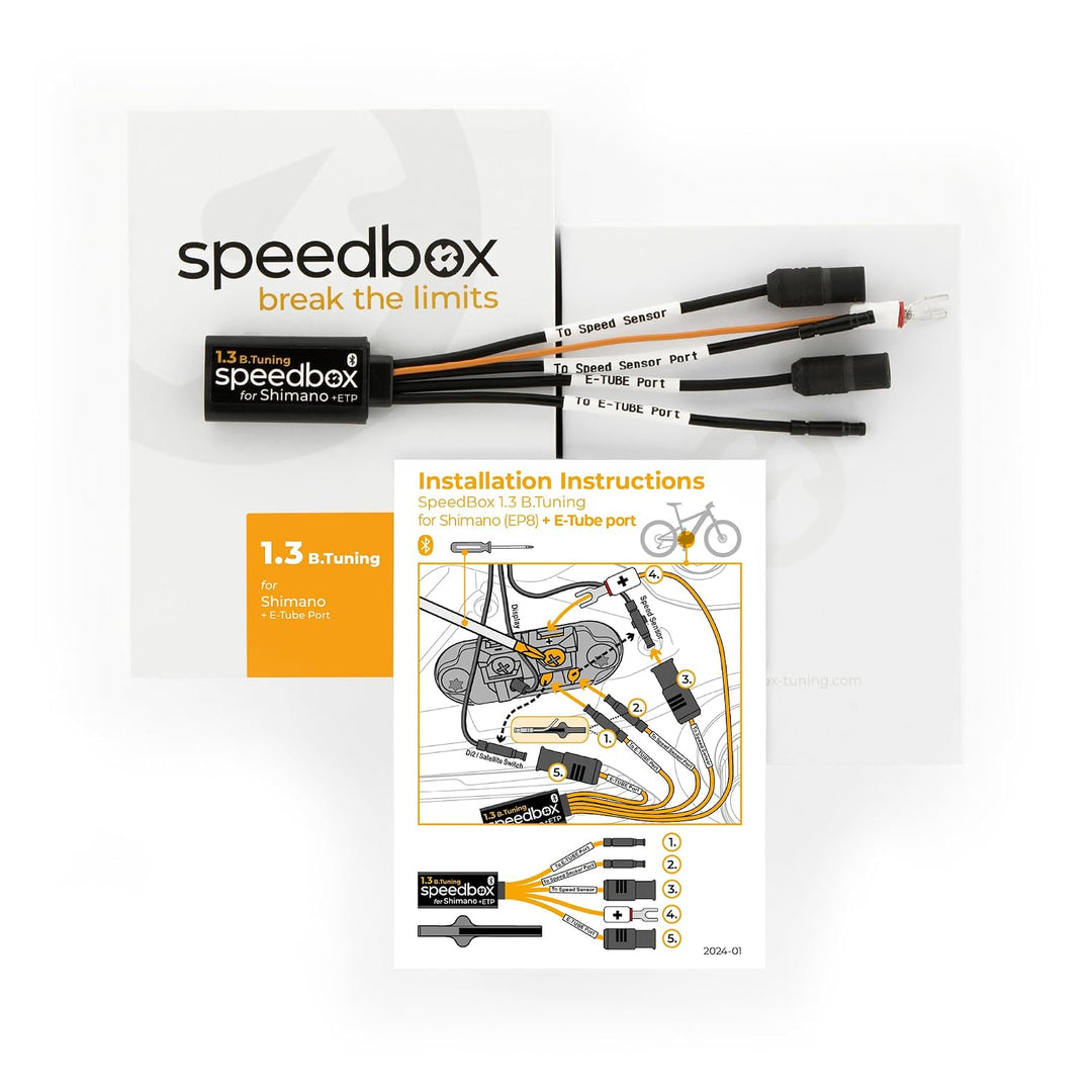 SPEEDBOX 1.3 B.Tuning Bluetooth für Shimano EP8 + E-Tube Port Di2 + Satellite System kompatibel E-Bi