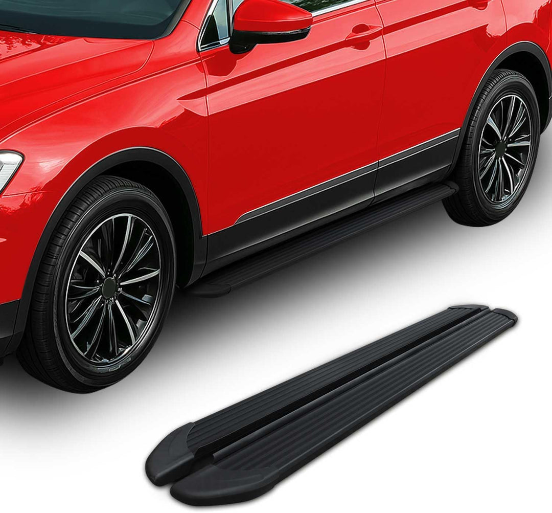 OMAC Trittbretter Seitenschweller Seitenschürze Kompatibel mit Honda CR-V 2007-2012 - 2X Aluminium H