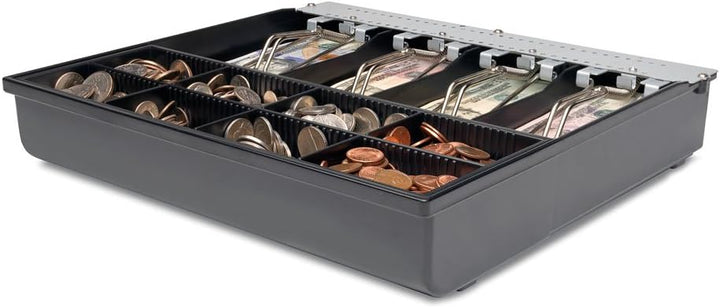 Safescan 3540T verstellbarer Kassenladeneinsatz zur Optimierung Ihrer Kassenschublade - mit 4 Fächer