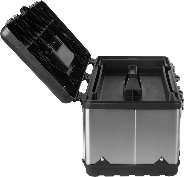 Werkzeugkoffer Edelstahl Kunststoff Grösse XL 58 x 31 x 25,5 cm Edelstahl - Grösse XL - 25 Liter, Ed