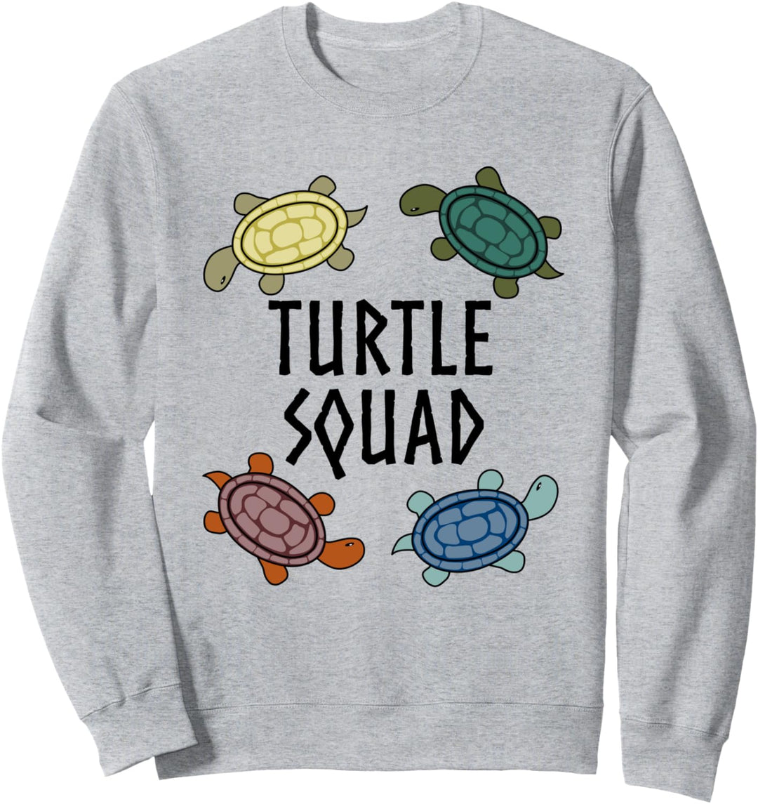 Team Schildkröte Vielfalt Turtle Squad Sweatshirt