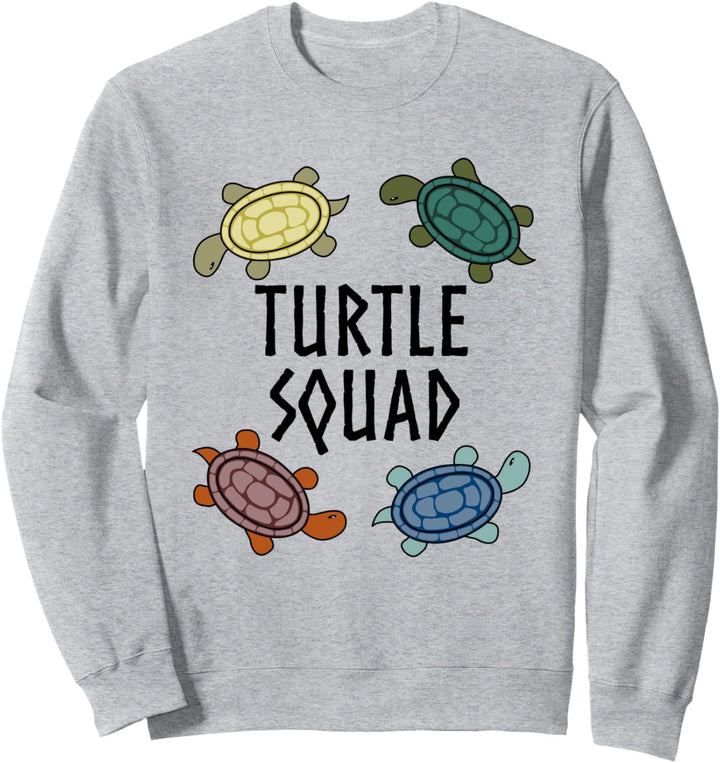 Team Schildkröte Vielfalt Turtle Squad Sweatshirt