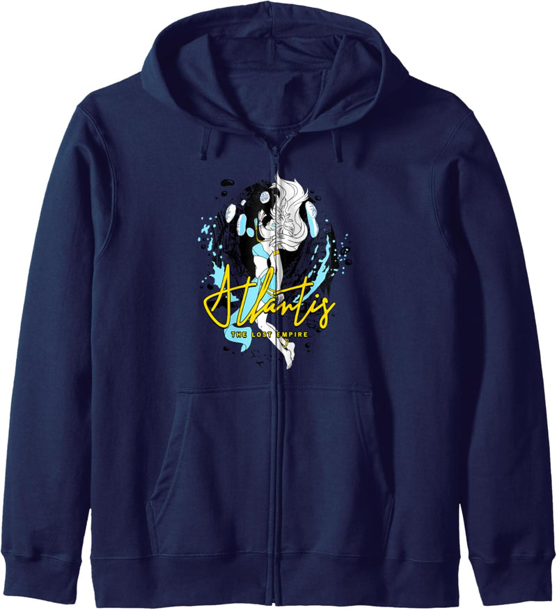 Disney Atlantis Floating Kida Watercolor Kapuzenjacke