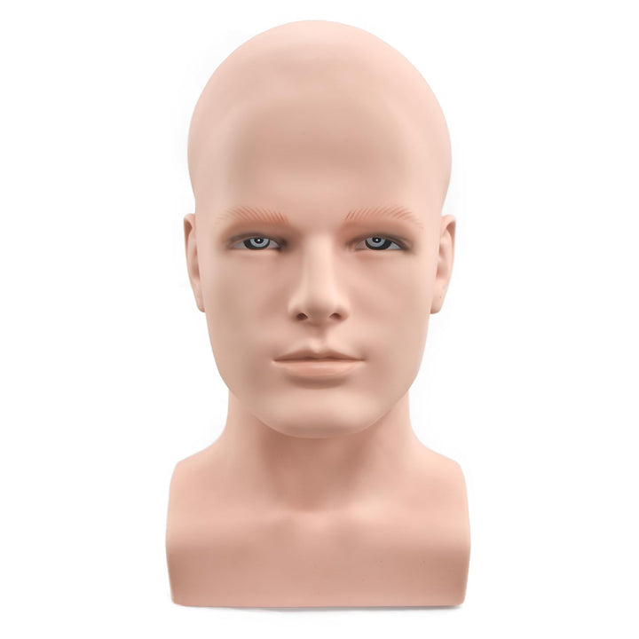 Professioneller Mannequinkopf für Herren, für Perücken, Hüte, Kopfhörer, Masken, Sonnenbrillen, Schm