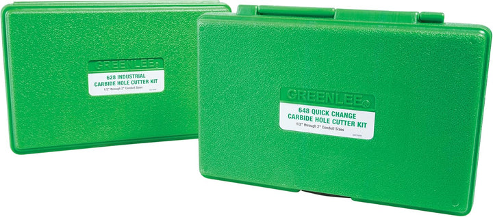 Greenlee - Hartmetallschneider, Qck Chnge, 8 Stück, Lochherstellung (648). 9-Piece, 9-Piece