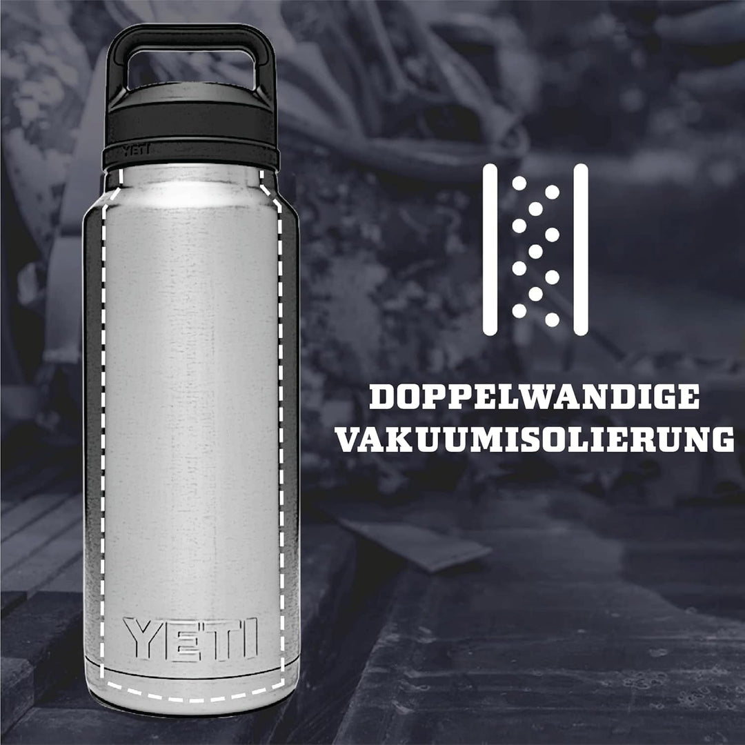 YETI Rambler36 oz bottle, white, White