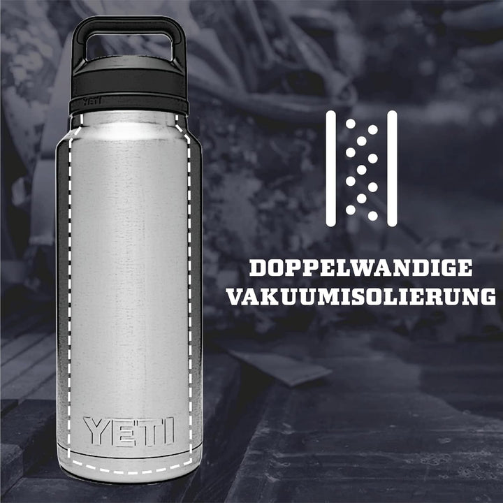 YETI Rambler36 oz bottle, white, White