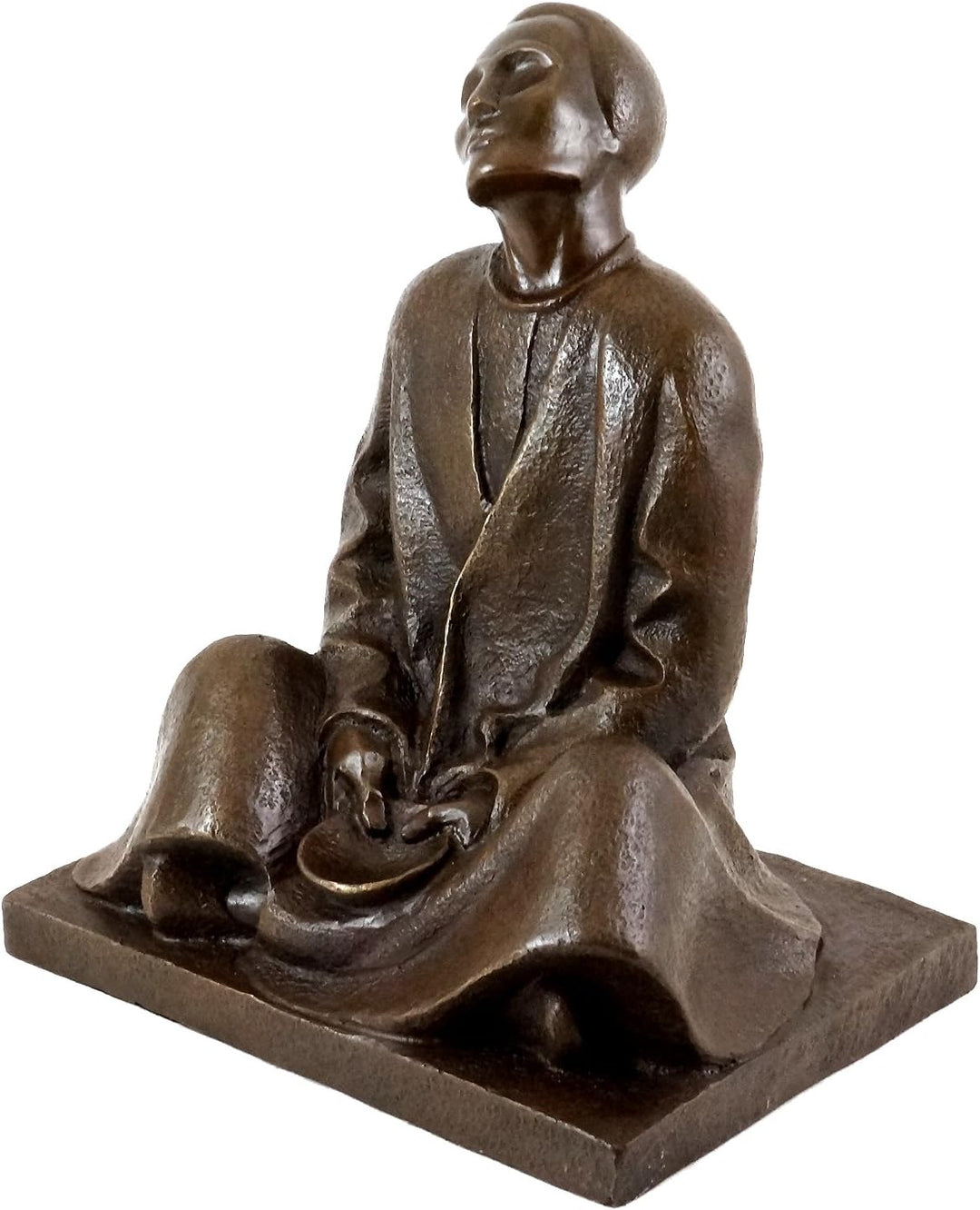 Kunst & Ambiente - Bronzeskulptur - Blinder Bettler (1906) - signiert - Ernst Barlach Bronzefigur -