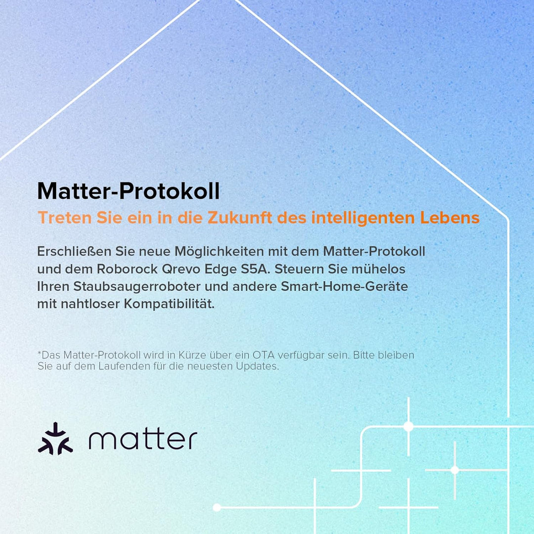 roborock Qrevo Edge S5A Saugroboter mit Wischfunktion,Dual Anti-Tangle-System,18.500Pa,FlexiArm Desi