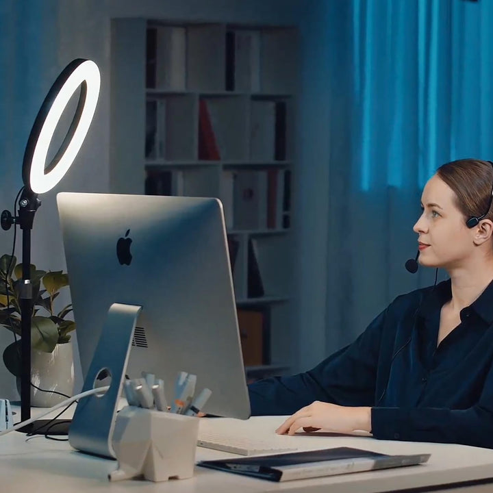 Ringlicht mit Stativ Handy Laptop Videokonferenz Licht,Evershop 10.5” Ring Light Ringleuchte LED 3 L