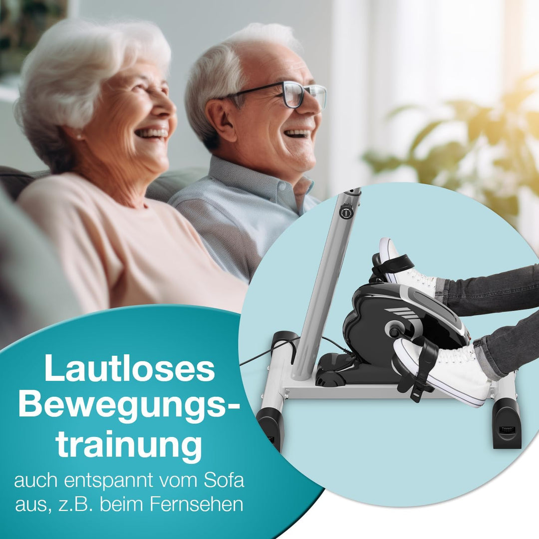 maxVitalis 2in1 Arm und Beintrainer mit Motorunterstützung, Elektro Heimtrainer höhenverstellbar, pa