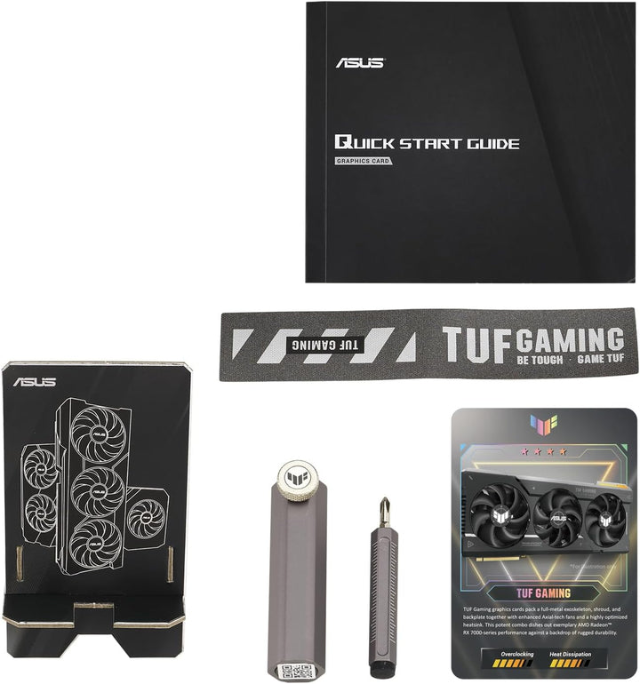 ASUS TUF Gaming Radeon RX 7800 XT OC Edition 16GB GDDR6 Gaming Grafikkarte schwarz (AMD Radeon RX780