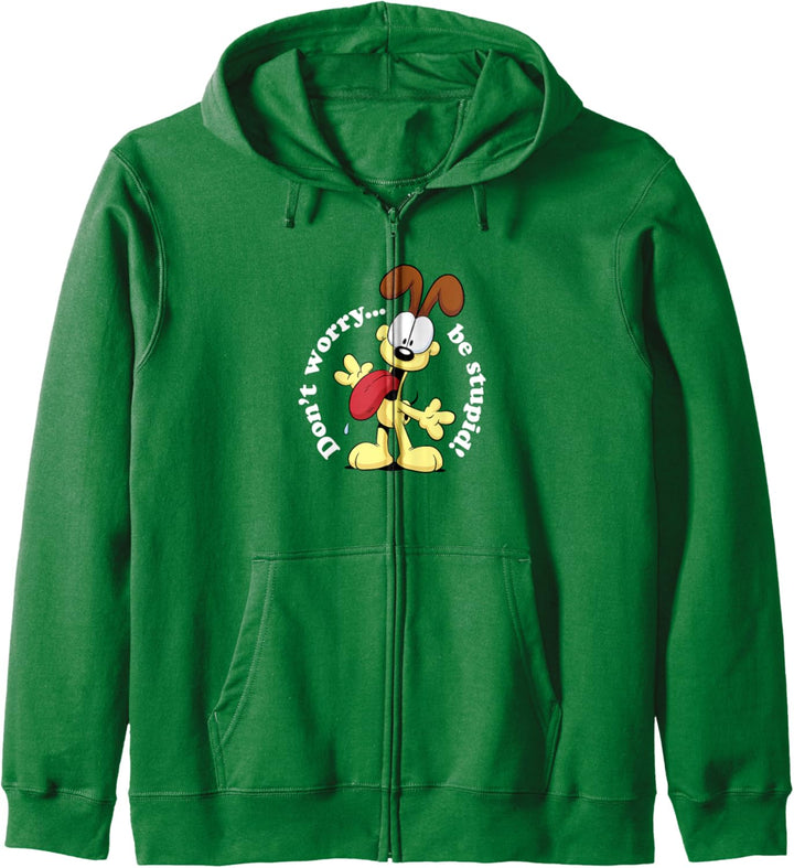 Garfield Odie Don't Worry...Be Stupid! Kapuzenjacke
