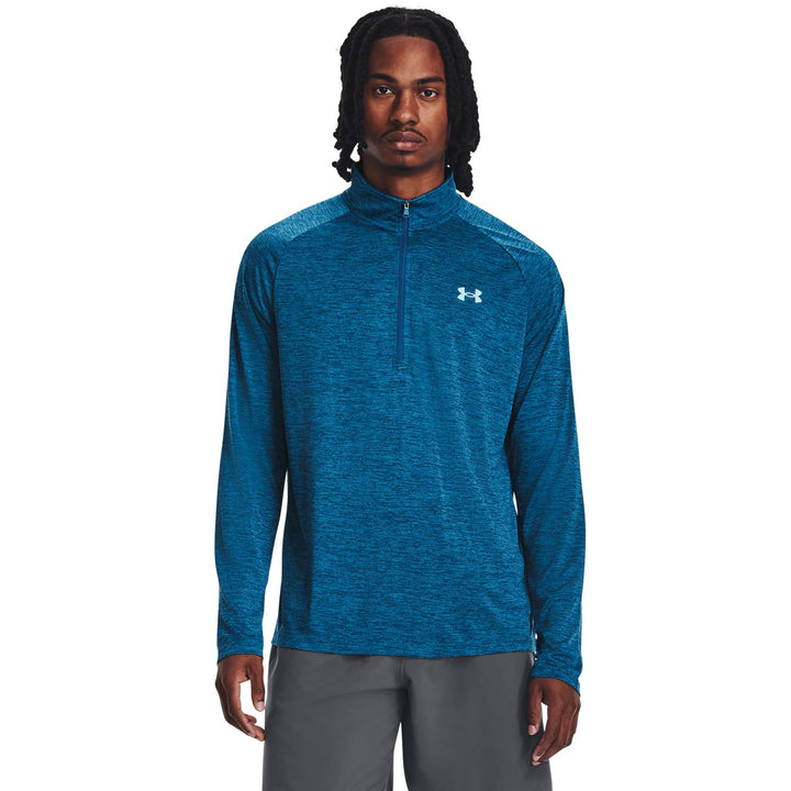 Under Armour Herren UA Tech 1/2 Zip Pullover S (426) Varsity Blue/Blizzard, S (426) Varsity Blue/Bli