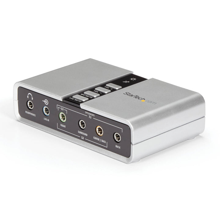 StarTech.com USB 2.0 Soundbox 7.1 Adapter - externe USB Soundkarte mit SPDIF Didital Audio - Externa