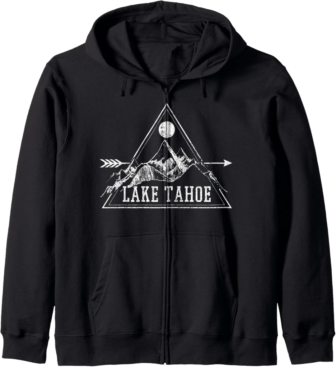 Lake Tahoe Vintage Berge Natur Wandern Kalifornien Kapuzenjacke