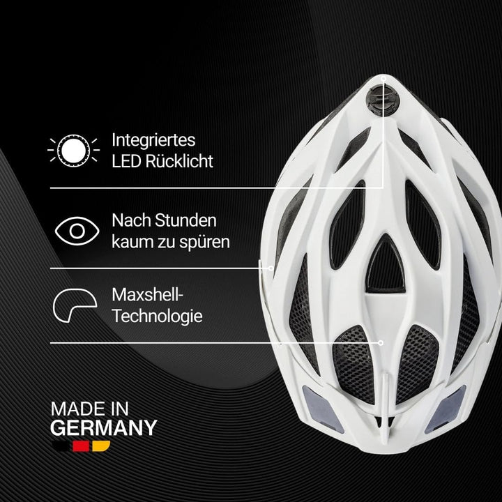 KED Spiri II Trend Fahrradhelm, Grey Matt, L (55-61cm)