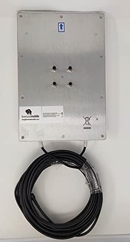 LowcostMobile PAN5G-MIMO-2021 700/800/900/1800/2100/2600/3500 MHz 2 x 5m schwarz Antenne 4G 5G SMA K