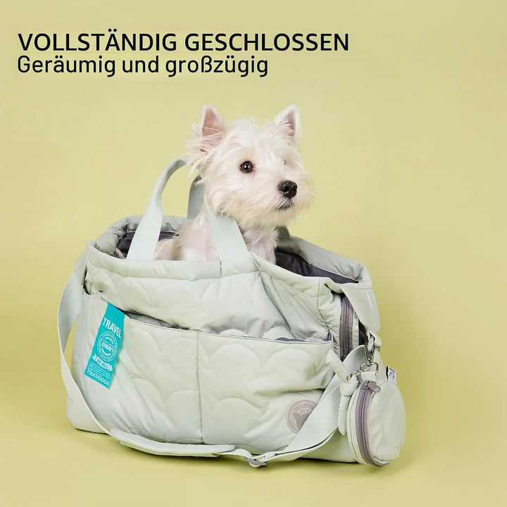 Macaron Cloud Haustiertragetasche für kleine Hunde und Katzen, leichte, tragbare Schulter- und Umhän