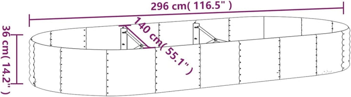 Susany Pflanzkübel Hochbeet Pflanzgefäss Gartenbeet Pflanzkasten Gemüsebeet Pflanzbeet Frühbeet Blum