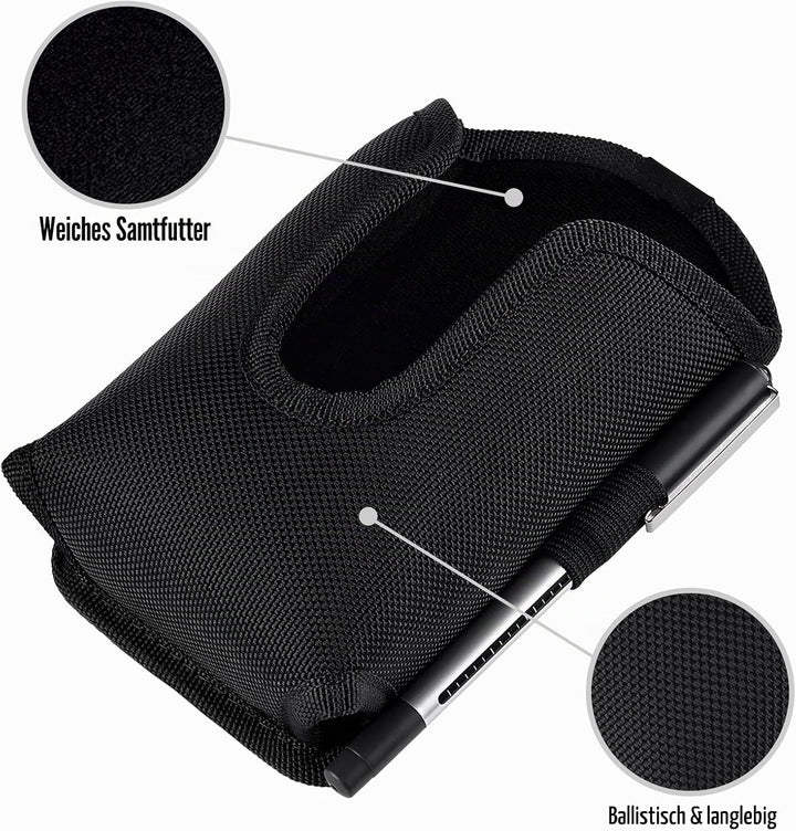 SOGCASE Tasche Scanner Holster für Zebra TC70x TC70 TC72 TC75x TC75 TC77 M60 MC67 mit Handgriff, Tra
