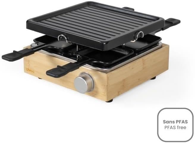 Raclette-Gerät für 4 Personen, 800 W + Grill – DOC311
