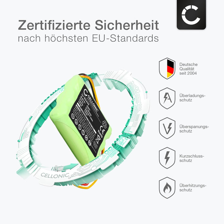 CELLONIC® 3.6V Toniebox Ersatzakku 50AA5S: Tonie Box Akku Ersatz - 2000mAh hoher Kapazität für Lange