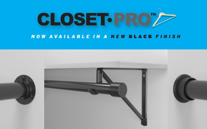 Knape & Vogt Closet Pro HD RP0022-18/30 Verstellbare Schrankstange, 45,7 cm bis 76,2 cm, Platin 18-3