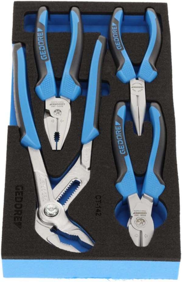 Gedore 1500 CT1-142 VDE Zangensatz im 13 Check Tool-Modul