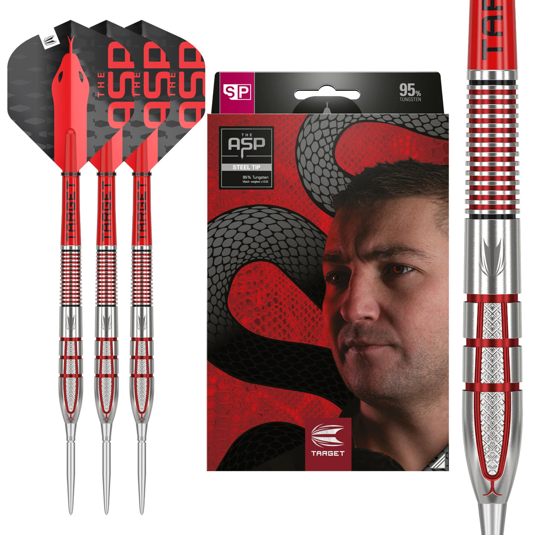 Target Darts Nathan Aspinall Gen 2 95% Wolfram Swiss Point Stahlspitze Dart Satz 22G, 22G