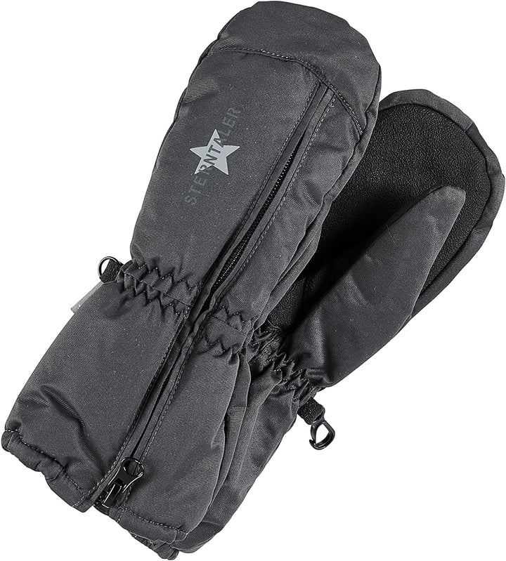 Sterntaler Stulpen-Handschuhe mit mittigem Reissverschluss 1 Eisengrau, 1 Eisengrau